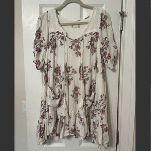 ALTAR'D STATE Bohemian Floral Mini Dress - Size Small